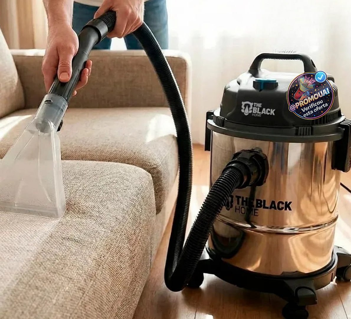 Aspirador de Pó e Água Inox Turbo 1200W 12L