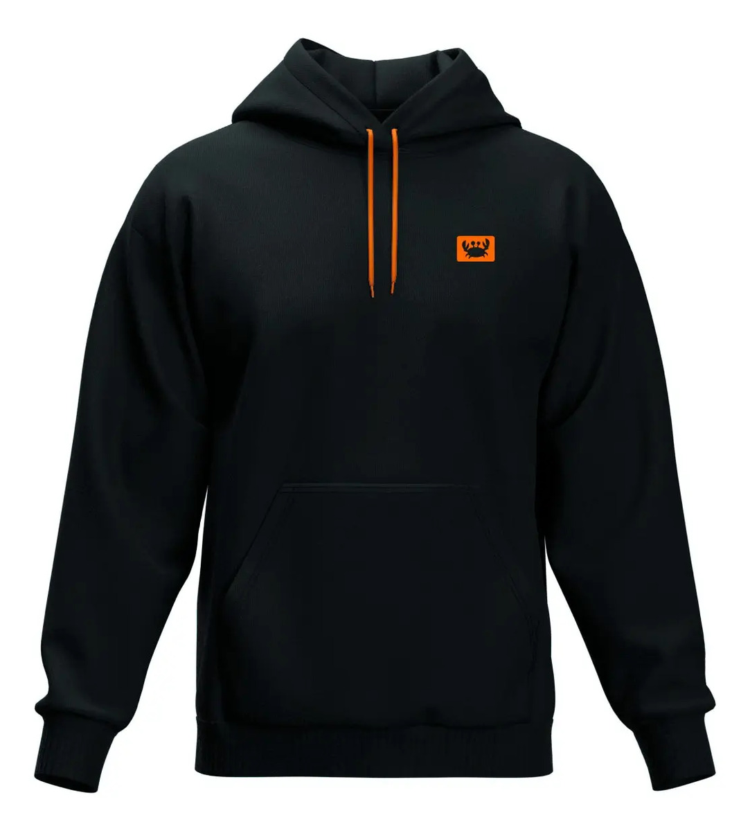 Moleton Capuz Blusa De Frio Lisa Cordão Neon Canguru Macio