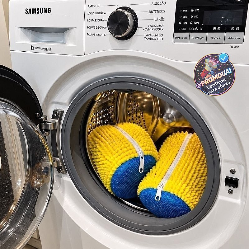 Kit com 2 Sacos Para Lavar Tênis