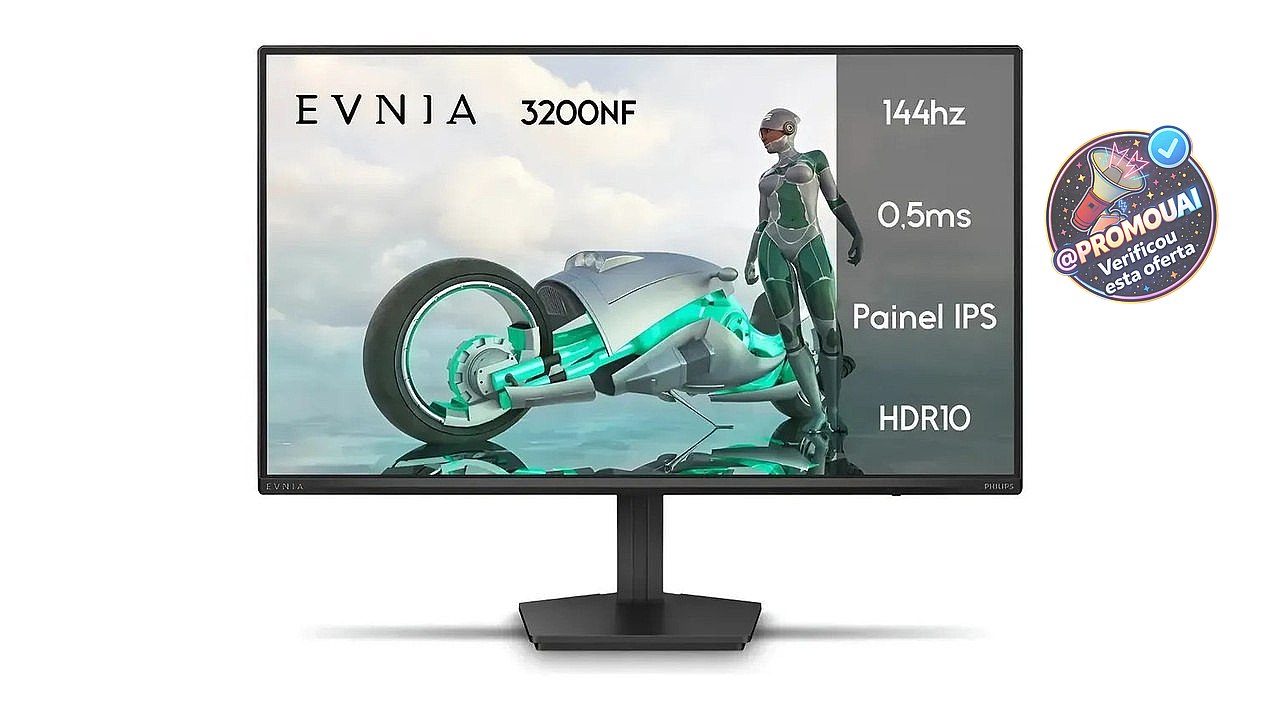Monitor Gamer Philips Evnia 23,8" FHD 144Hz