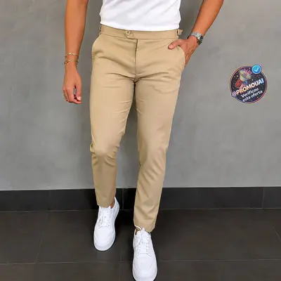 Calça Social Alfaiataria com Elastano