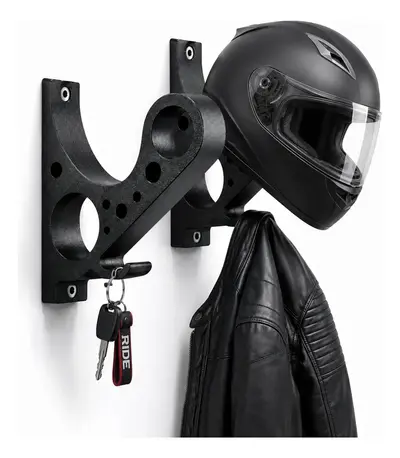 Kit 02 Suportes para Pendurar Capacete na Parede