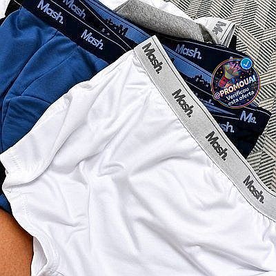Kit com 10 cuecas boxer algodão cotton masculina (P ao GG)