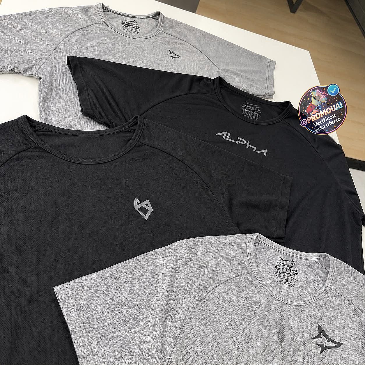 Kit 6 Camisetas Mais Procuradas Alpha