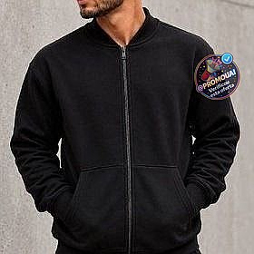 Blusa de Moletom com Zíper Canguru (P ao G1)