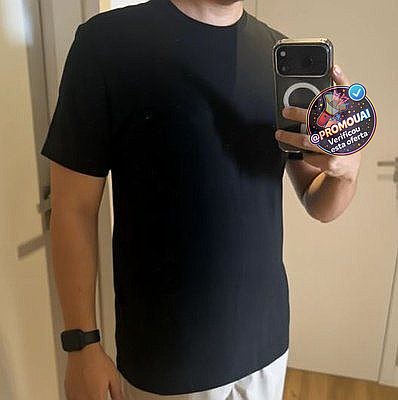 Camiseta Aramis Manga Curta Algodão Peruano Preto