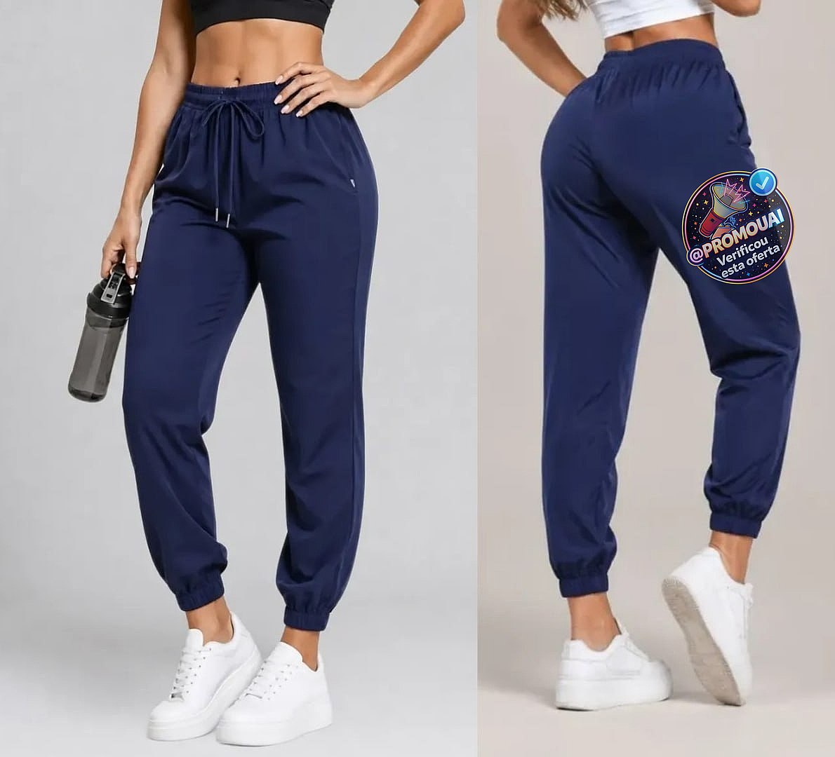 Calça Jogger Tactel Fitness